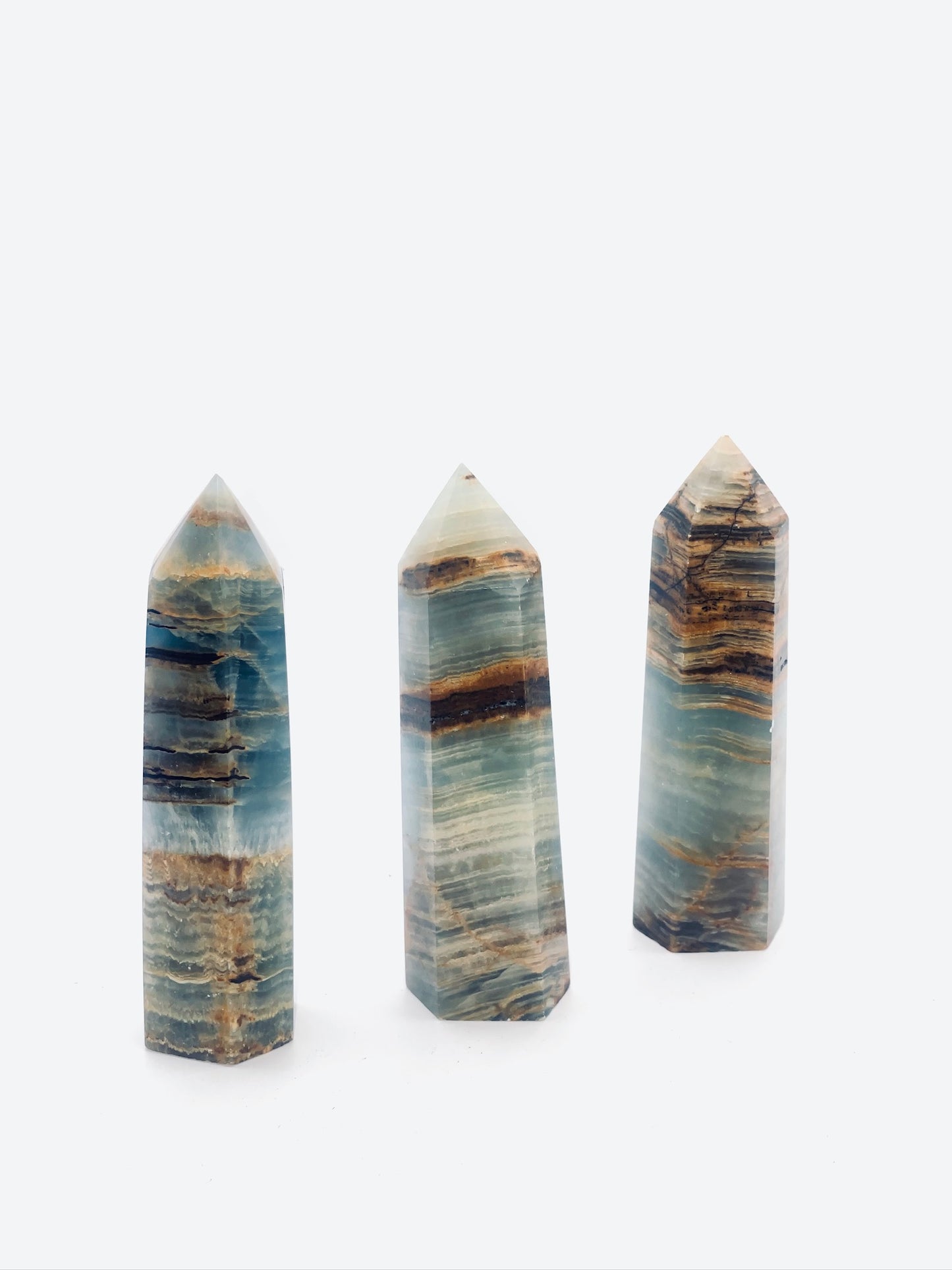 Blue Onyx Calcite Tower